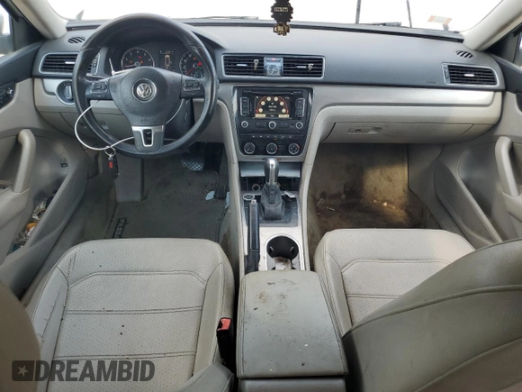 2014 Volkswagen Passat SE with VIN 1VWBT7A36EC047828, listed as a Copart auction lot 63711855 with 204,196 mi miles and Clean title. Bid and sale history available at DreamBid. Image 8.