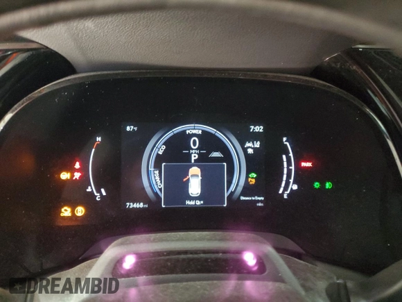 2023 Lexus RX 350h with VIN 2T2BBMCA0PC002776, listed as a Copart auction lot 61464215 with 73,468 mi miles and Salvage title. Bid and sale history available at DreamBid. Image 9.