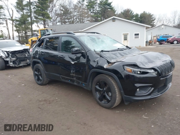 2019 Jeep Cherokee Latitude Plus with VIN 1C4PJMLB6KD389996, listed as a IAAI auction lot 41849419 with 60,122 mi miles. Bid and sale history available at carsss.com. Image 1.