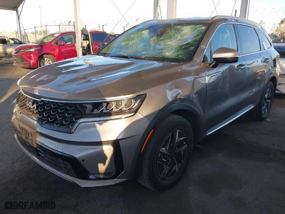 2023 Kia Sorento Hybrid EX with VIN KNDRH4LG4P5161089, listed as a IAAI auction lot 41422349 with 25,272 mi miles. Bid and sale history available at carsss.com. Image 2.