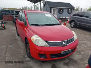 2007 Nissan Versa 1.8 S with VIN 3N1BC13EX7L364889, listed as a IAAI auction lot 42008734 with 147,613 mi miles. Bid and sale history available at carsss.com. Image 12.