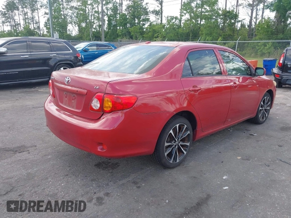2009 Toyota Corolla with VIN JTDBL40E79J003620, listed as a IAAI auction lot 42178929 with 143,989 mi miles and . Bid and sale history available at carsss.com. Image 4.