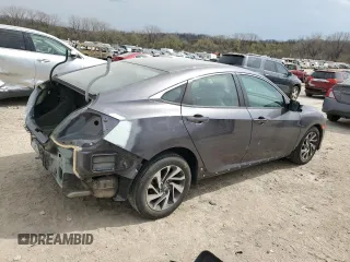 2016 Honda Civic EX with VIN 19XFC2F72GE093543, listed as a Copart auction lot 50415855 with 91,541 mi miles and Salvage Title. Bid and sale history available at DreamBid. Image 3.