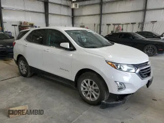 2021 Chevrolet Equinox LT with VIN 3GNAXUEV4MS165504, listed as a Copart auction lot 53049245 with 75,706 mi miles and Salvage Title. Bid and sale history available at DreamBid. Image 4.