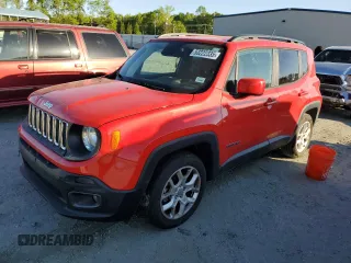 2018 Jeep Renegade Latitude z VIN ZACCJABB1JPG88889, wystawiony jako Copart lot #53222335 z przebiegiem 112 324 mil mil oraz Szkoda całkowita • Salvage title. Historia ofert i sprzedaży dostępna na DreamBid. Obrazek 1.