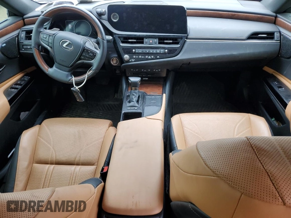2022 Lexus ES with VIN 58AFZ1B18NU111346, listed as a Copart auction lot 64612854 with 65,357 mi miles and Salvage Title. Bid and sale history available at carsss.com. Image 8.