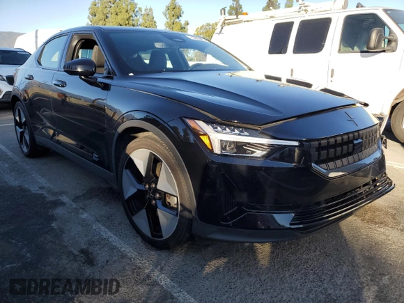 2023 Polestar 2 with VIN YSMEG3KAXPL124041, listed as a Copart auction lot 80165734 with 94,488 mi miles and Salvage Title. Bid and sale history available at carsss.com. Image 4.
