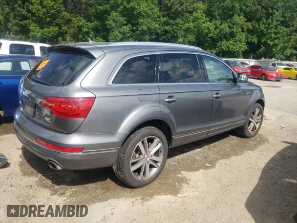 2015 Audi Q7 Premium Plus с VIN WA1LGAFE2FD007187, выставлен на аукционе Copart как лот 49166455 с пробегом 104 346 миль миль и Списание • Salvage title. История ставок и продаж доступна на DreamBid. Изображение 3.