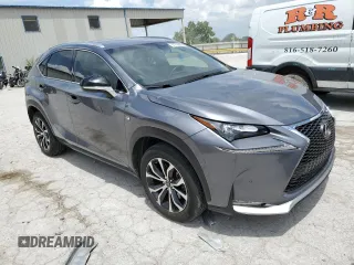 2016 Lexus NX 200t with VIN JTJBARBZ7G2091673, listed as a Copart auction lot 61752665 with 93,576 mi miles and Salvage title. Bid and sale history available at DreamBid. Image 4.