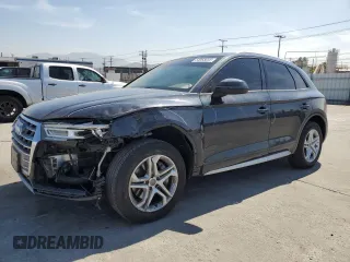 2018 Audi Q5 Premium with VIN WA1ANAFY9J2023544, listed as a Copart auction lot 54065055 with 74,034 mi miles and Salvage Title. Bid and sale history available at carsss.com. Image 1.