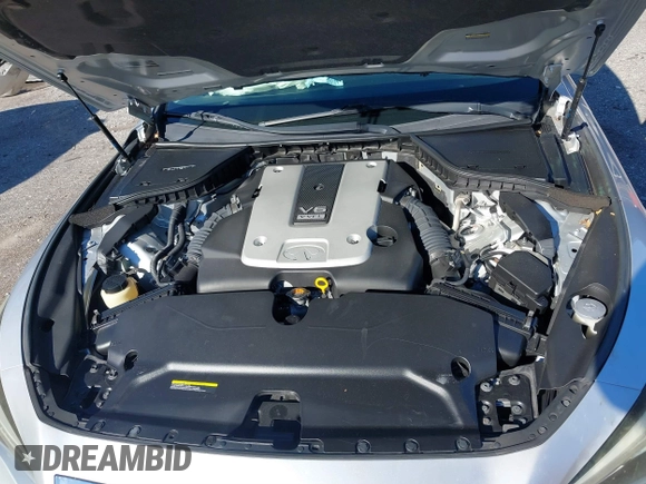 2015 Infiniti Q50 with VIN JN1BV7AP3FM335840, listed as a IAAI auction lot 38327905 with 100,276 mi miles. Bid and sale history available at carsss.com. Image 10.