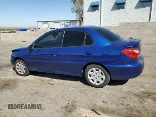 2002 Kia Rio with VIN KNADC123X26125297, listed as a Copart auction lot 74368764 with 72,025 mi miles and Salvage Title. Bid and sale history available at carsss.com. Image 2.