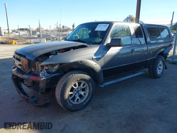 2009 Ford Ranger XLT with VIN 1FTZR45E49PA26582, listed as a IAAI auction lot 41277501 with 33,349 mi miles. Bid and sale history available at carsss.com. Image 2.