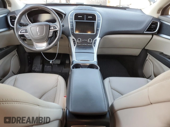 2020 Lincoln Nautilus Standard with VIN 2LMPJ6J91LBL07241, listed as a Copart auction lot 87628875 with 51,093 mi miles and Salvage title. Bid and sale history available at DreamBid. Image 8.