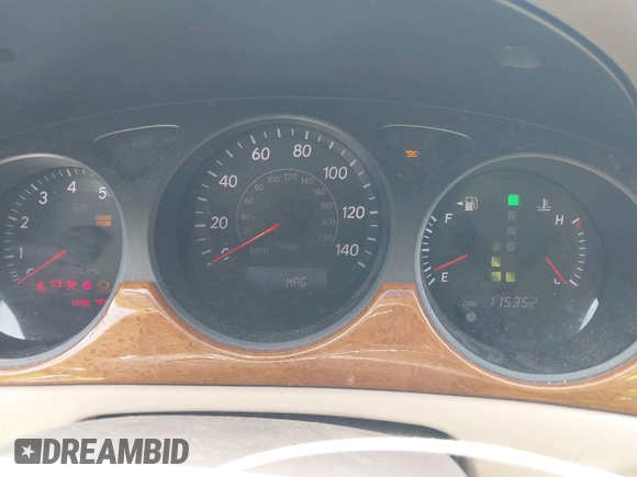 2005 Lexus ES 350 with VIN JTHBA30G055131491, listed as a IAAI auction lot 42534063 with 115,352 mi miles and . Bid and sale history available at DreamBid. Image 7.