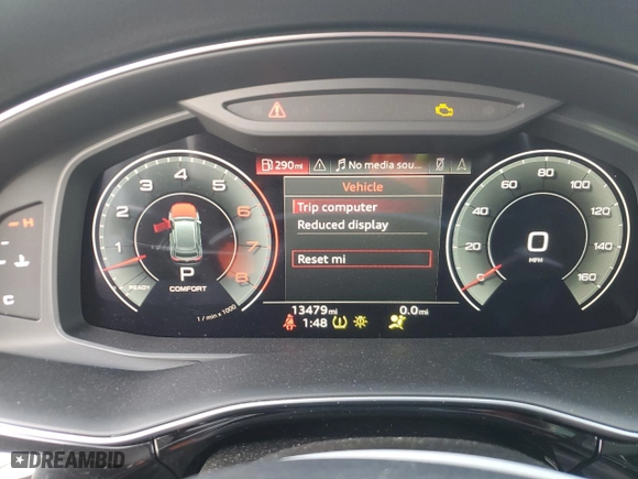 2022 Audi Q8 Premium Plus with VIN WA1EVBF1XND034704, listed as a Copart auction lot 89093585 with 13,479 mi miles and Salvage Title. Bid and sale history available at carsss.com. Image 9.