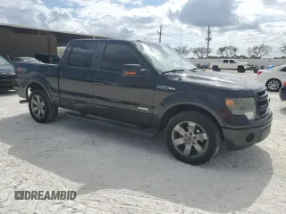 2013 Ford F-150 XL with VIN 1FTFW1CT9DFA58163, listed as a Copart auction lot 52602525 with 213,407 mi miles and Salvage Title. Bid and sale history available at carsss.com. Image 4.