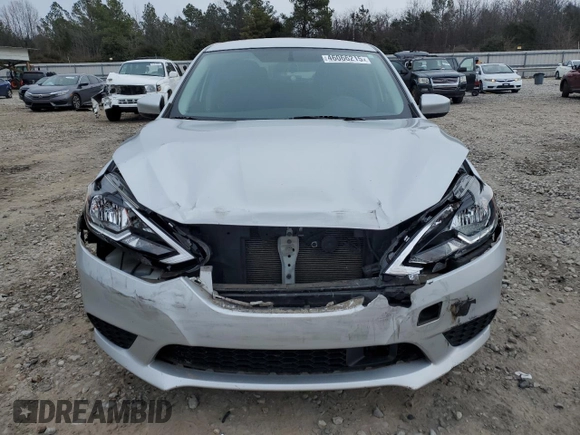2018 Nissan Sentra SV with VIN 3N1AB7AP0JL638582, listed as a Copart auction lot 46066215 with 105,638 mi miles and Salvage Title. Bid and sale history available at carsss.com. Image 5.