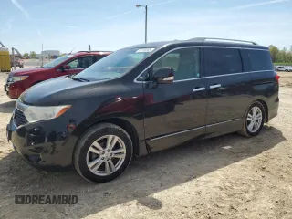 2014 Nissan Quest S with VIN JN8AE2KP1E9105066, listed as a Copart auction lot 52722365 with 140,840 mi miles and Salvage Title. Bid and sale history available at carsss.com. Image 1.