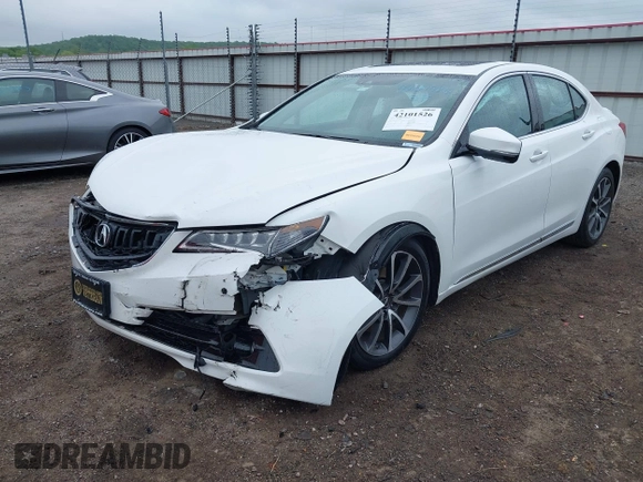 2015 Acura TLX Advance with VIN 19UUB2F74FA003547, listed as a IAAI auction lot 42101526 with 129,388 mi miles and . Bid and sale history available at DreamBid. Image 17.