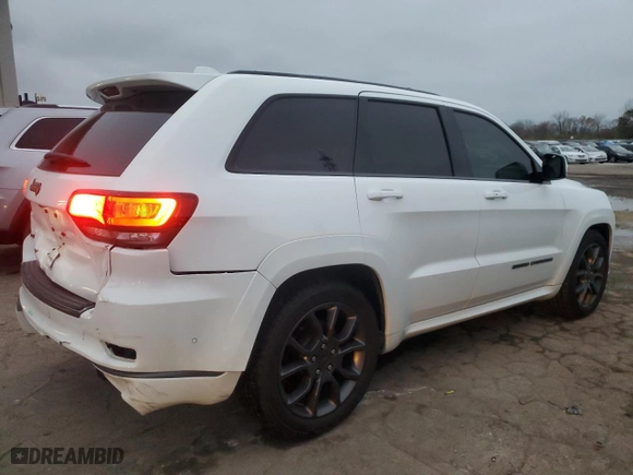 2021 Jeep Grand Cherokee Overland with VIN 1C4RJFCG6MC501575, listed as a Copart auction lot 81751884 with 45,786 mi miles and Salvage Title. Bid and sale history available at carsss.com. Image 3.