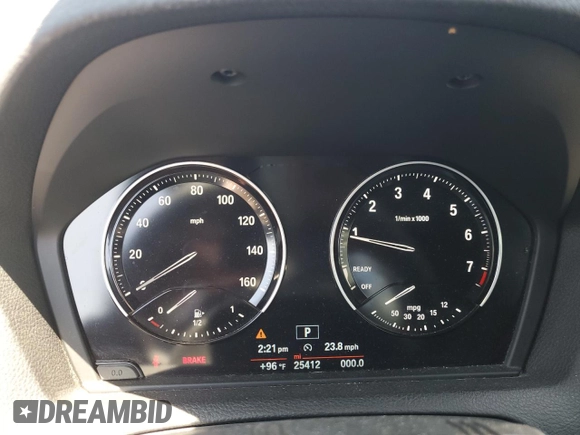 2018 BMW 2 Series 230i xDrive with VIN WBA2K1C54JVD41373, listed as a Copart auction lot 63321134 with 25,412 mi miles and Salvage Title. Bid and sale history available at carsss.com. Image 9.