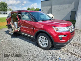 2018 Ford Explorer XLT with VIN 1FM5K8D80JGB93799, listed as a Copart auction lot 62844085 with 87,084 mi miles and Salvage title. Bid and sale history available at DreamBid. Image 4.