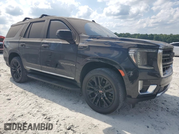 2021 GMC Yukon SLT with VIN 1GKS1BKD1MR436086, listed as a Copart auction lot 68531164 with 29,620 mi miles and Salvage Title. Bid and sale history available at carsss.com. Image 4.