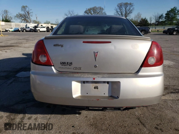 2006 Pontiac G6 with VIN 1G2ZF55B164191589, listed as a Copart auction lot 53996175 with 216,224 mi miles and Salvage title. Bid and sale history available at DreamBid. Image 6.
