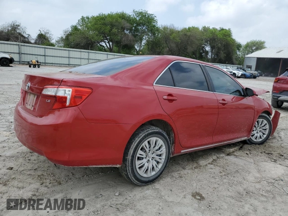 2014 Toyota Camry L with VIN 4T1BF1FK1EU825112, listed as a Copart auction lot 51500275 with 0 mi miles and Salvage Title. Bid and sale history available at carsss.com. Image 3.