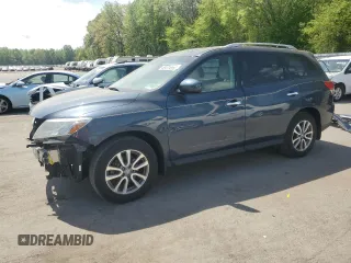 2016 Nissan Pathfinder S с VIN 5N1AR2MMXGC648792, выставлен на аукционе Copart как лот 55079895 с пробегом 80 608 миль миль и Списание • Salvage title. История ставок и продаж доступна на DreamBid. Изображение 1.