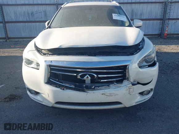 2014 Infiniti QX60 with VIN 5N1AL0MN4EC529096, listed as a IAAI auction lot 41844134 with 152,398 mi miles and . Bid and sale history available at DreamBid. Image 6.