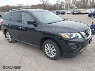 2018 Nissan Pathfinder S with VIN 5N1DR2MM2JC651738, listed as a IAAI auction lot 42021399 with 126,083 mi miles. Bid and sale history available at carsss.com. Image 1.