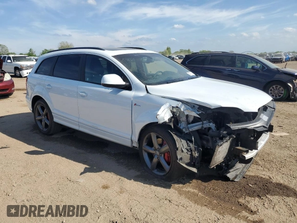 2015 Audi Q7 S line Prestige z VIN WA1DGAFEXFD006387, wystawiony jako Copart lot #56710715 z przebiegiem 193 449 mil mil oraz Szkoda całkowita • Salvage title. Historia ofert i sprzedaży dostępna na DreamBid. Obrazek 4.