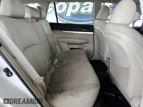 2011 Subaru Outback 2.5i with VIN 4S4BRBAC6B3406395, listed as a Copart auction lot 62387735 with 170,167 mi miles and Salvage title. Bid and sale history available at DreamBid. Image 10.