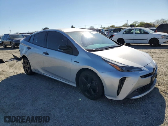 2022 Toyota Prius L Eco with VIN JTDKAMFU6N3174068, listed as a Copart auction lot 50403295 with 102,265 mi miles and Salvage Title. Bid and sale history available at DreamBid. Image 4.