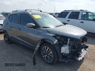 2023 Nissan Kicks SV with VIN 3N1CP5CV0PL507073, listed as a IAAI auction lot 42063800 with 13,091 mi miles and . Bid and sale history available at DreamBid. Image 1.