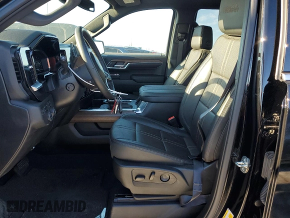 2023 Chevrolet Silverado 1500 with VIN 2GCUDJED6P1136932, listed as a Copart auction lot 87827415 with 9,500 mi miles and Salvage Title. Bid and sale history available at DreamBid. Image 7.