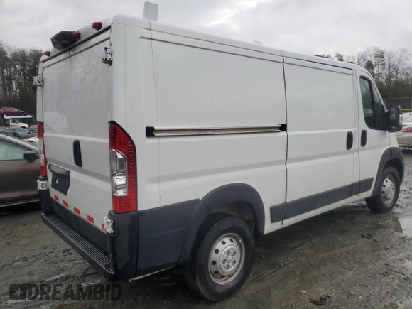 2023 Ram ProMaster Cargo with VIN 3C6LRVAG6PE576888, listed as a Copart auction lot 43556075 with 18,329 mi miles and Salvage Title. Bid and sale history available at DreamBid. Image 3.