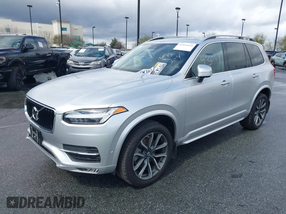 2018 Volvo XC90 Momentum with VIN YV4102PKXJ1343155, listed as a IAAI auction lot 41493054 with 73,243 mi miles. Bid and sale history available at carsss.com. Image 2.