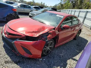 2019 Toyota Camry LE with VIN 4T1B11HK3KU233847, listed as a Copart auction lot 47391685 with 75,814 mi miles and Salvage Title. Bid and sale history available at carsss.com. Image 1.