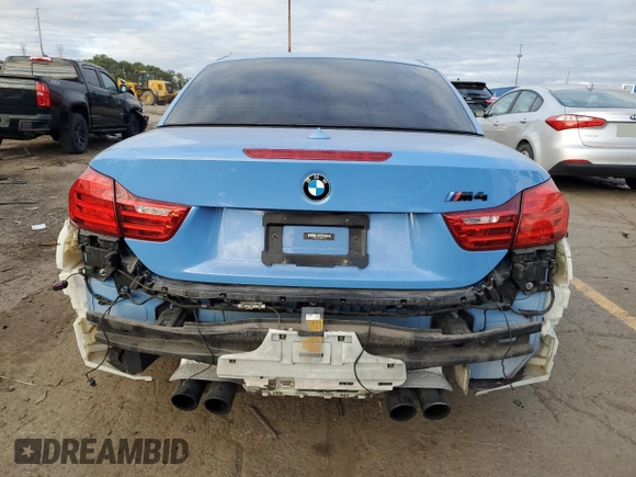 2017 BMW M4 with VIN WBS3U9C31HP971127, listed as a Copart auction lot 74494894 with 65,387 mi miles and Salvage title. Bid and sale history available at DreamBid. Image 6.