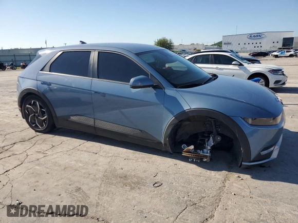 2024 Hyundai Ioniq 5 SEL with VIN KM8KN4DE3RU270784, listed as a Copart auction lot 57637565 with 12,557 mi miles and Salvage title. Bid and sale history available at DreamBid. Image 4.