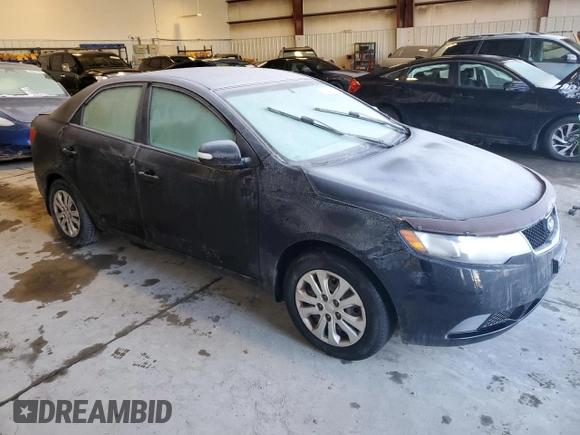 2010 Kia Forte EX with VIN KNAFU4A2XA5218311, listed as a Copart auction lot 85019254 with 0 mi miles and Salvage Title. Bid and sale history available at carsss.com. Image 4.