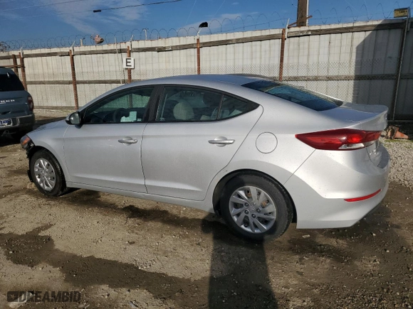 2018 Hyundai Elantra SE with VIN KMHD74LF6JU574127, listed as a Copart auction lot 46001895 with 27,119 mi miles and Salvage Title. Bid and sale history available at carsss.com. Image 2.
