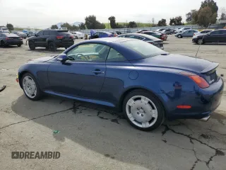 2004 Lexus SC 430 z VIN JTHFN48Y340056595, wystawiony jako Copart lot #49441915 z przebiegiem 111 075 mil mil oraz Szkoda całkowita • Salvage title. Historia ofert i sprzedaży dostępna na DreamBid. Obrazek 2.