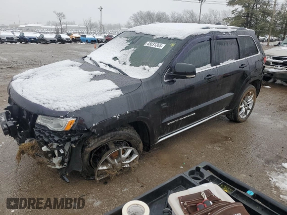2015 Jeep Grand Cherokee Summit with VIN 1C4RJFJG2FC150752, listed as a Copart auction lot 45031365 with 151,682 mi miles and Salvage Title. Bid and sale history available at DreamBid. Image 1.