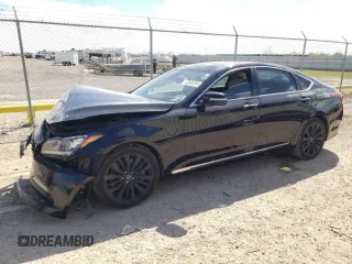 2017 Genesis G80 5.0L Ultimate with VIN KMHGN4JF8HU173369, listed as a Copart auction lot 53461874 with 169,009 mi miles and Salvage Title. Bid and sale history available at carsss.com. Image 1.