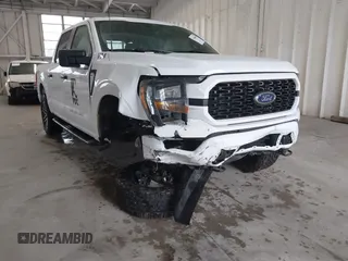 2023 Ford F-150 XL with VIN 1FTEW1EP7PKE20482, listed as a IAAI auction lot 41848669 with 27,933 mi miles. Bid and sale history available at carsss.com. Image 6.