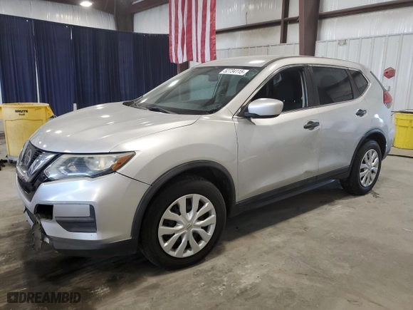 2017 Nissan Rogue S with VIN 5N1AT2MT3HC845474, listed as a Copart auction lot 52734115 with 123,666 mi miles and Clean Title. Bid and sale history available at carsss.com. Image 1.